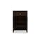 Baxton Studio Felda Dark Brown Modern Shoe Cabinet with 2 Doors and Drawer 118-6497 - alternate 2